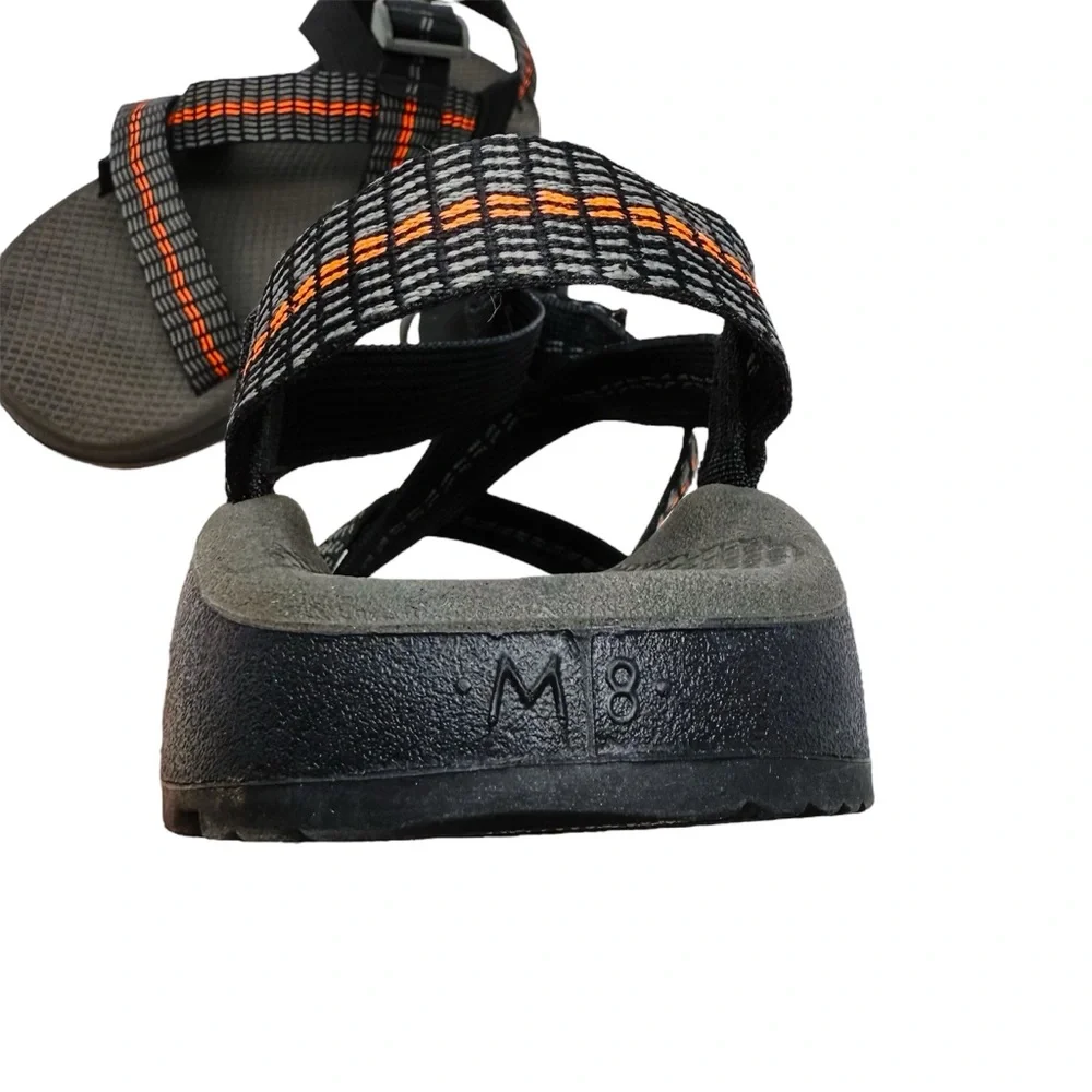 Chaco Men ZCloud Hiking Walking Sandal Traffic Orange J105493 Men's Size 8M